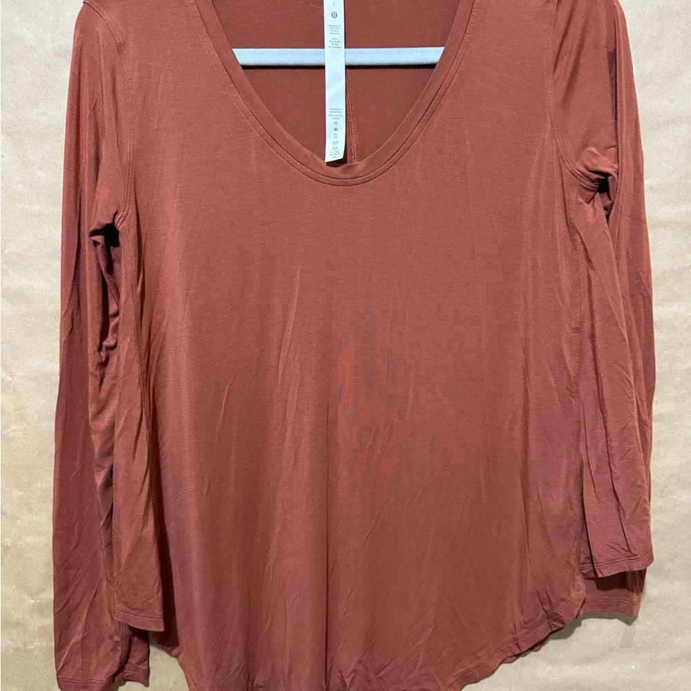 Lululemon Athletica Pink Relaxed Blouse